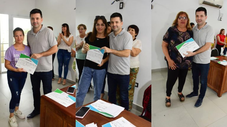🔴 SÁENZ PEÑA | Se entregaron certificados de cursos de capacitación y oficio