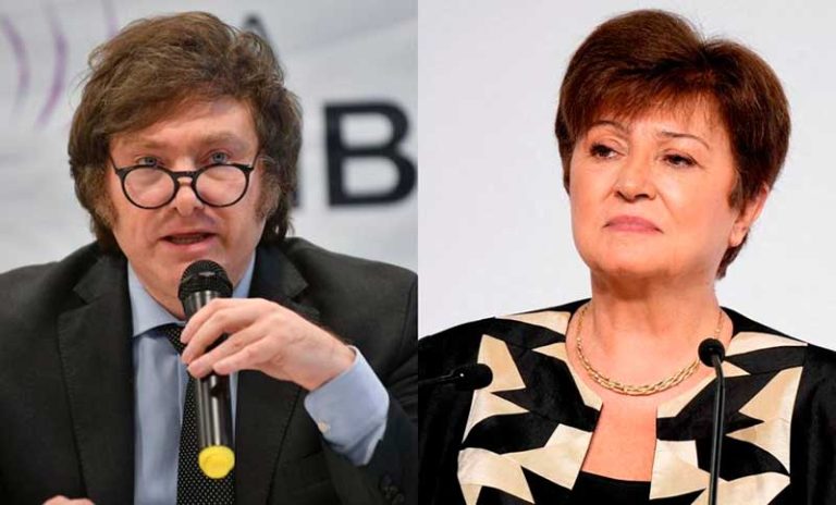 Milei habló con la titular del FMI sobre los “importantes desafíos” de Argentina