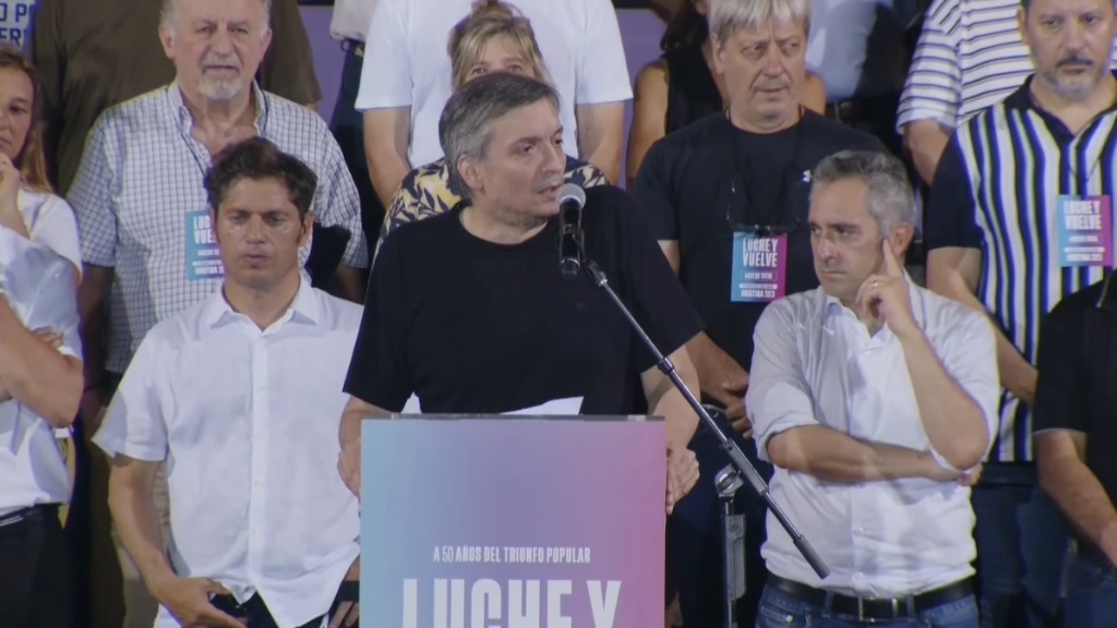 Máximo Kirchner, Axel Kicillof, PJ Bonaerense