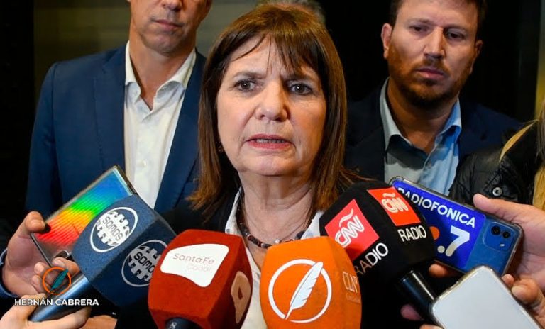 Bullrich advirtió que «si los manifestantes rompen algo, lo va a pagar la CGT»