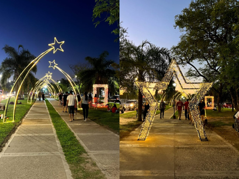 🔴 LOCALES | Con el encendido de los arbolitos y decoración de las avenidas Sáenz Peña despertó el espíritu navideño