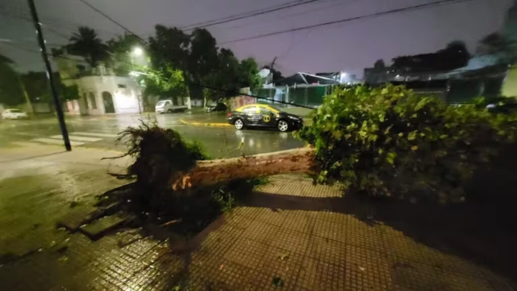 Temporal en el AMBA, temporal en el Conurbano, cortes de luz