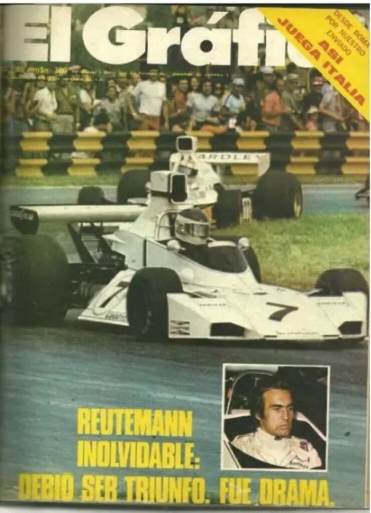 Carlos Reutemann, Fórmula 1, Gran Premio de la República Argentina, Juan Domingo Perón, Brabham