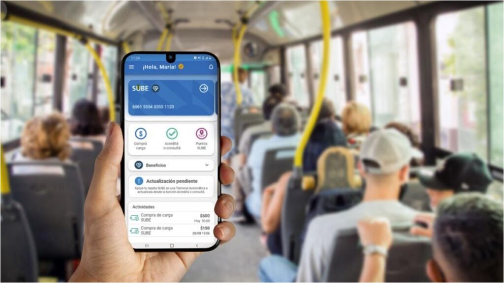 La nueva app de la tarjeta SUBE permitirá pagar directamente los boletos desde el celular.