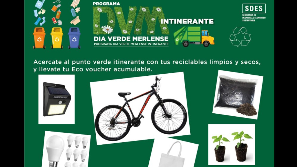 Merlo programa 'Día verde merlense'.