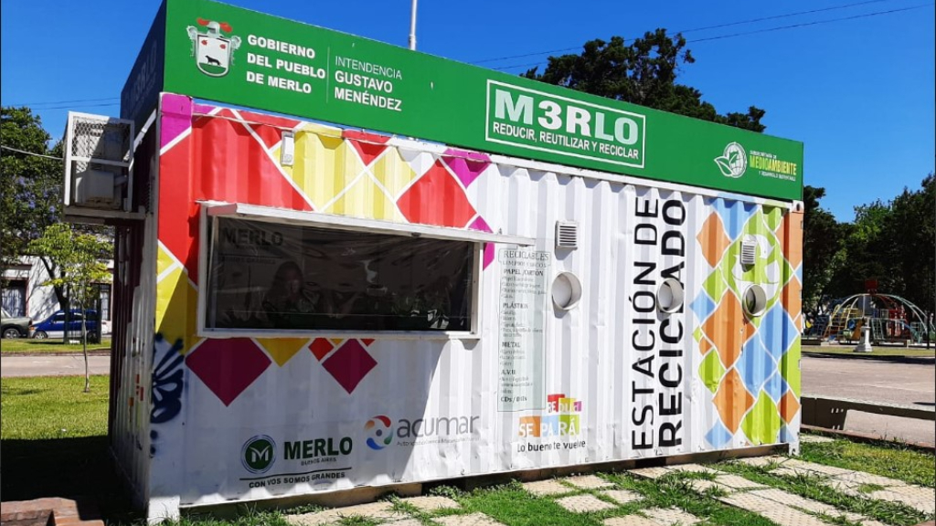 Merlo puntos de reciclado