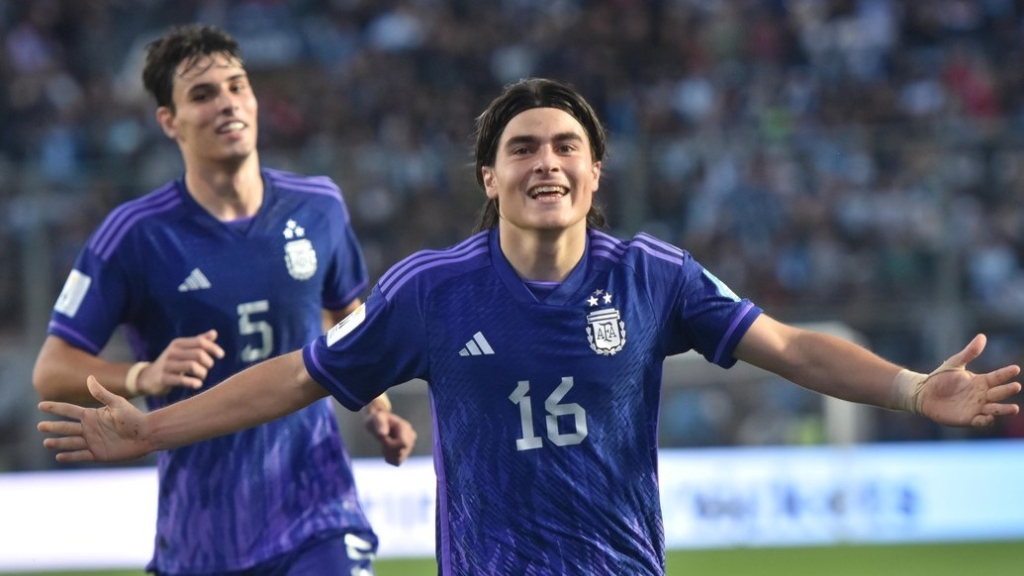 Luka Romero Selección Argentina Sub 20
