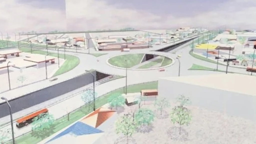 Avanza la mega obra del viaducto en la rotonda de Burzaco: cuándo podrán volver a circular vehículos por la zona