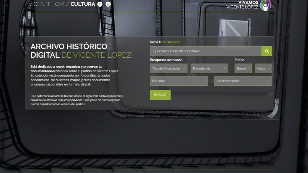 vicente lopez, archivo historico