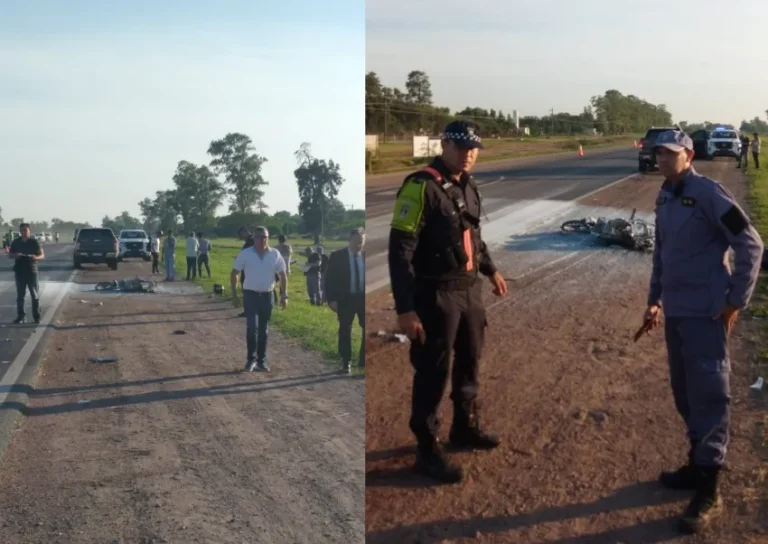 🔴 POLICIALES | Fatal accidente en ruta chaqueña se cobra la vida de una motociclista de 42 años