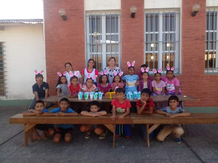 🔴 SÁENZ PEÑA | Los niños de los comedores integrales aprendieron sobre el significado de Semana Santa y Pascua