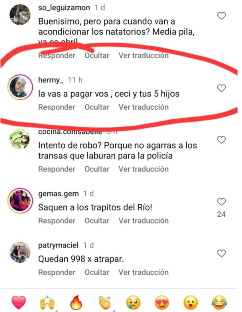 intendente, San Isidro, amenaza