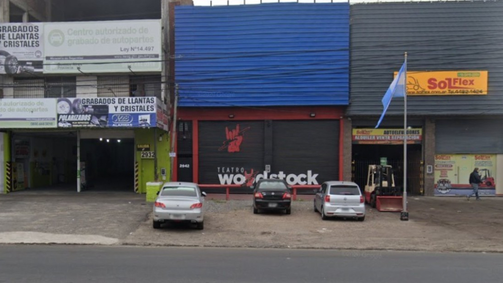 Crimen de Gianfranco Di Lucuano, San Justo, Teatro Wodstock