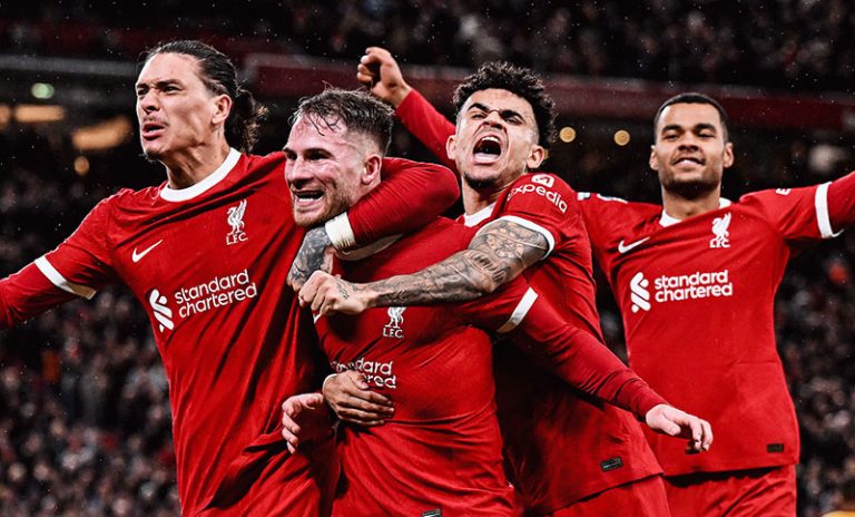 Con un gol de Mac Allister, Liverpool ganó y se subió a la punta