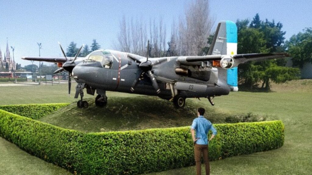 avión, Guerra de Malvinas, Luján