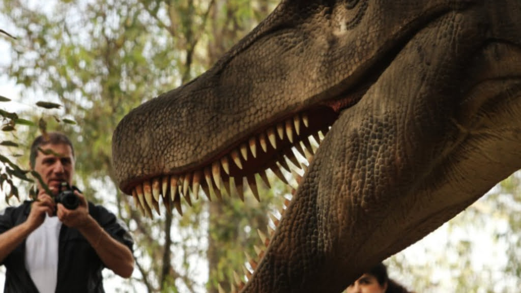 Tierra de Dinos, uno de los lugares más visitados de Tecnópolis, es uno de los clásicos del parque de Villa Martelli.