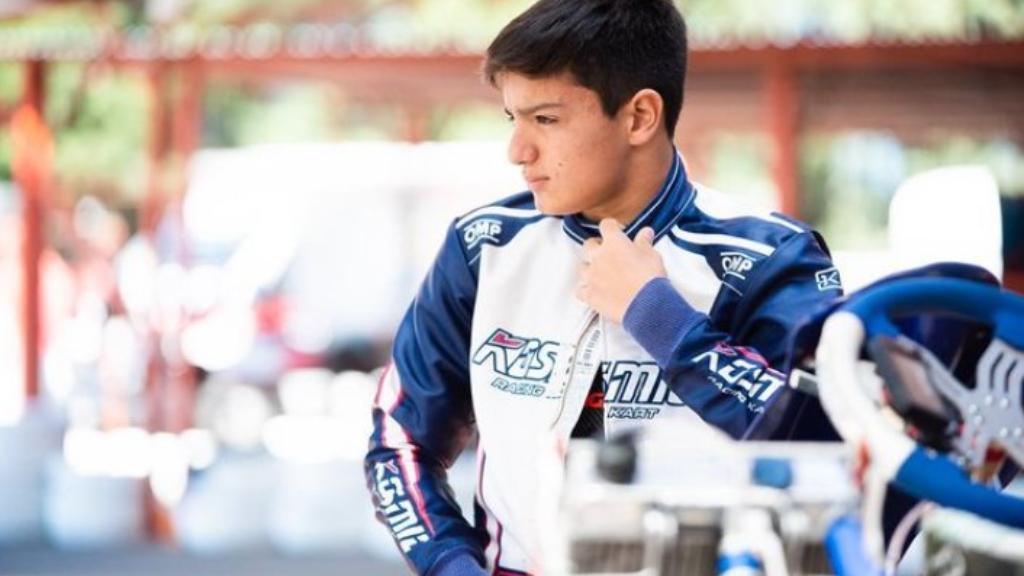 Santino Panetta tiene como referentes a Max Verstappen y al argentino Franco Colapinto, estrella de la Fórmula 2.