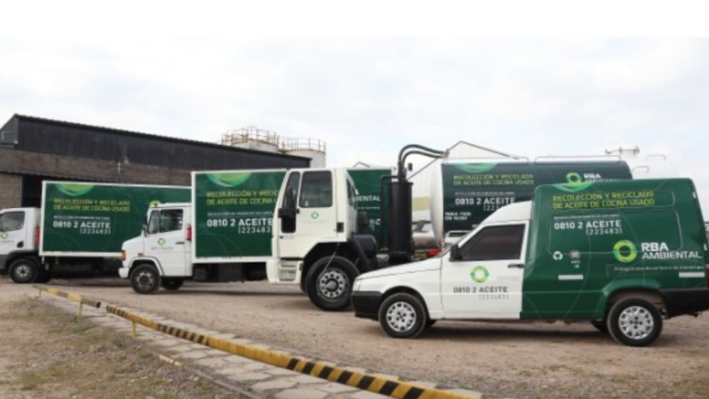 En Hurlingham, unidades de la empresa RBA recolectarán el aceite comestible en los 25 puntos que dispondrá la Comuna en los barrios del distrito.