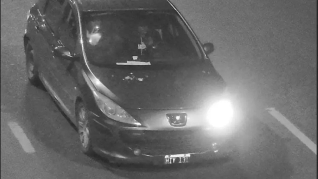Las cámaras de seguridad fueron clave para descubrir al Peugeot 307 que conducía Giuliana Bocamazi.
