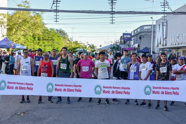 🔴 LOCALES | Casi 200 personas participaron de la maratón 112 aniversario de Sáenz Peña
