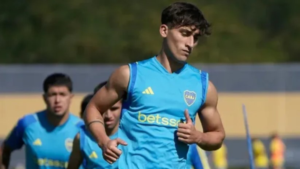 Giovanni Ferraina estaba en la Reserva de Boca, donde jugaba como central o lateral izquierdo.