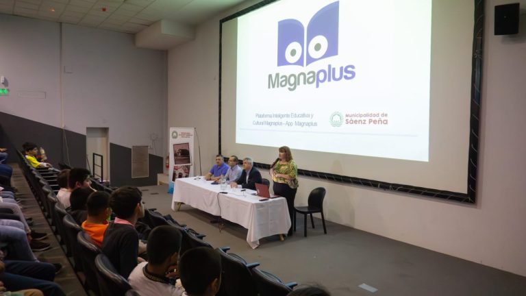 🔴 SÁENZ PEÑA | Se presentó la Plataforma Educativa MagnaPlus a la comunidad