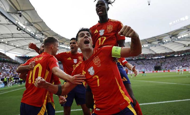 España venció a Alemania en el final y clasificó a semis de la Eurocopa