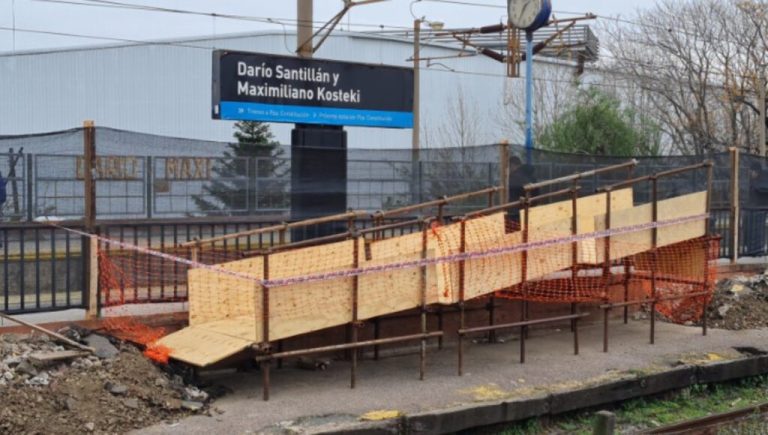 Tren Roca: tras seis meses paralizadas, retoman las obras de reforma de la estación Avellaneda