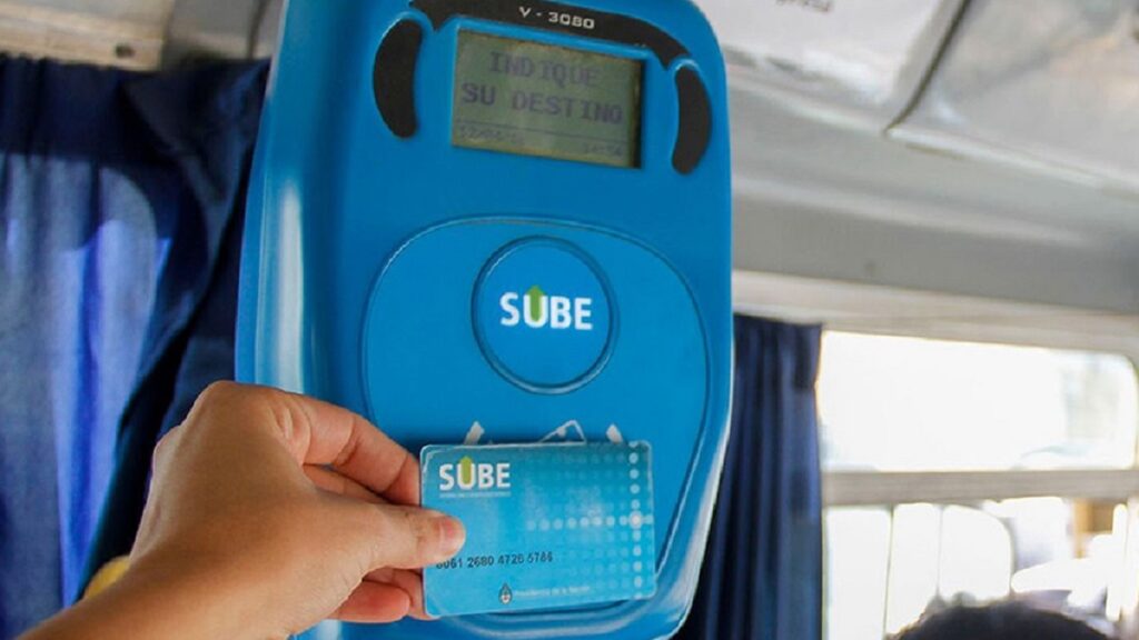 tarjeta sube, tarifas, aumentos, registrar