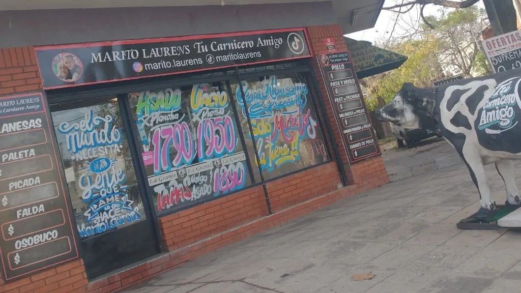 El boom de Marito Laurens no crece sólo en TikTok: el carnicero influencer abrió un nuevo local en El Palomar