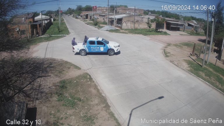 🔴 SÁENZ PEÑA | Gracias a las cámaras de seguridad del Centro de Monitoreo, detienen a un hombre por el hurto de un bolso en pleno centro