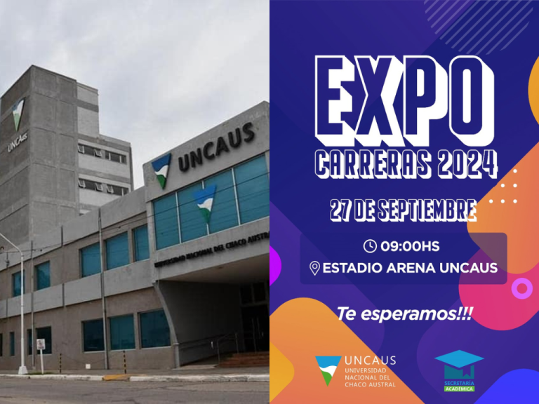 🔴 SÁENZ PEÑA | UNCAUS invita a la Expo Carreras 2024, con una variada oferta académica presencial y a distancia