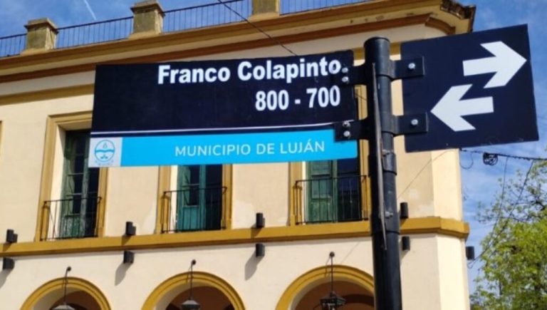 La calle Franco Colapinto en Luján: la historia detrás del nombre que duró pocas horas tras viralizarse durante la Peregrinación