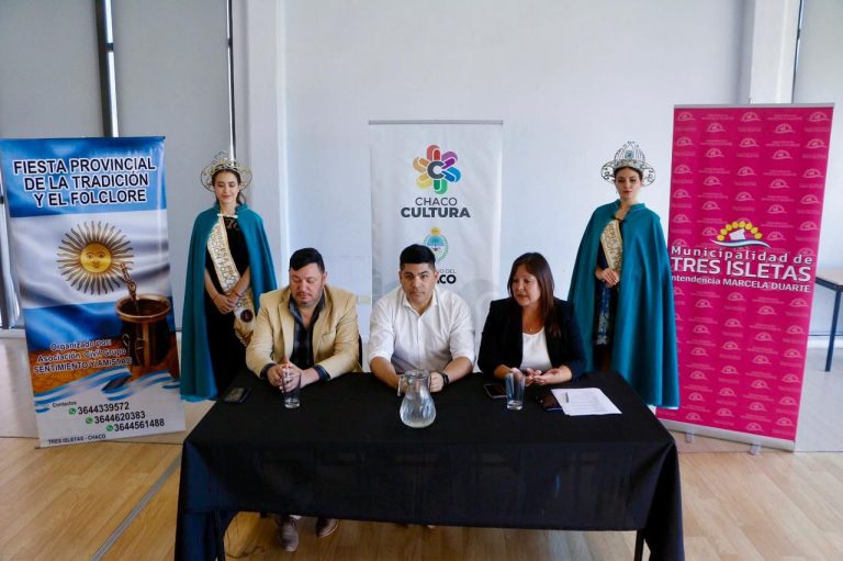 🔴 TRES ISLETAS | Se lanzó la quinta edición de la Fiesta Provincial de la Tradición y el Folclore