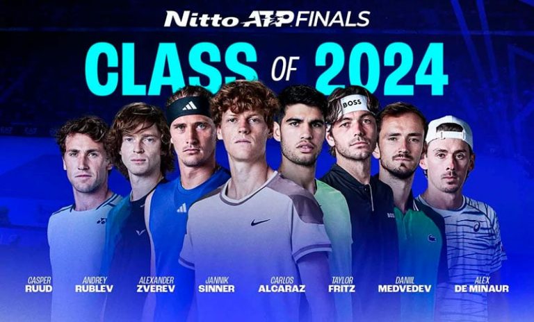 Los mejores ocho tenistas del mundo se enfrentan en las ATP Finals