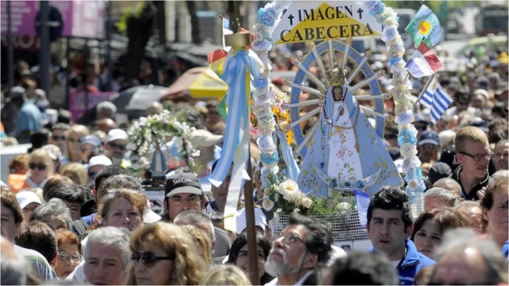 Peregrinación a Luján, caminata