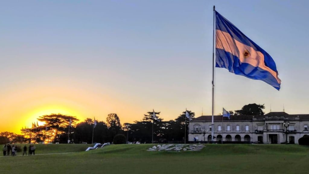 El inmenso predio del Colegio MIlitar, justo en el límite entre los partidos de Morón y Tres de Febrero.