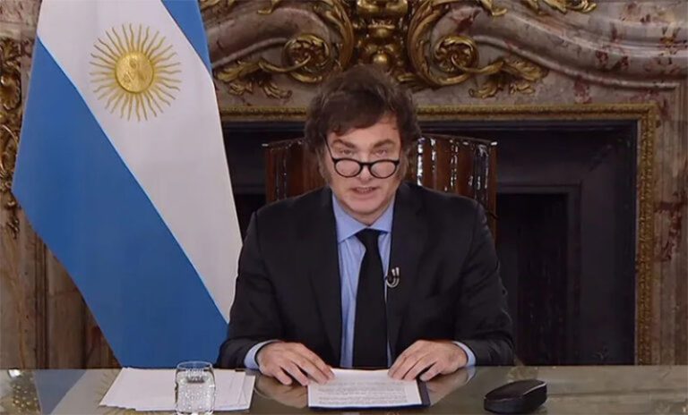 Milei planea hablar por Cadena Nacional para hacer un balance de gestión y anticipar medidas