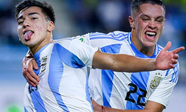 Sudamericano Sub 20: Argentina venció agónicamente a Colombia y se metió en el Mundial