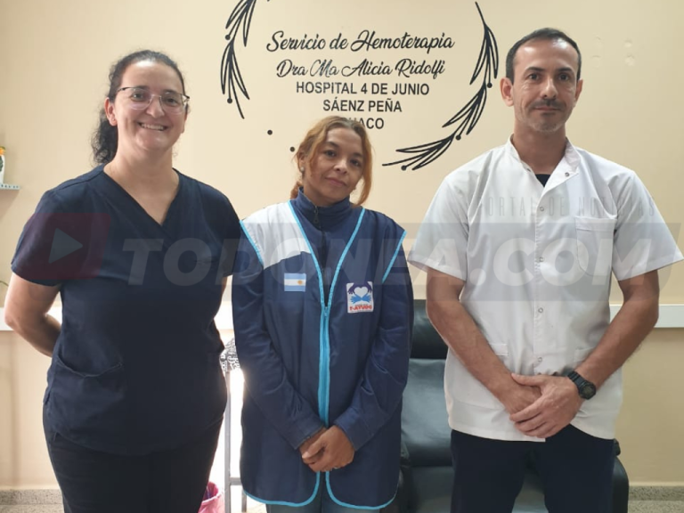 🔴 SÁENZ PEÑA | Colecta de sangre en el Hospital 4 de Junio