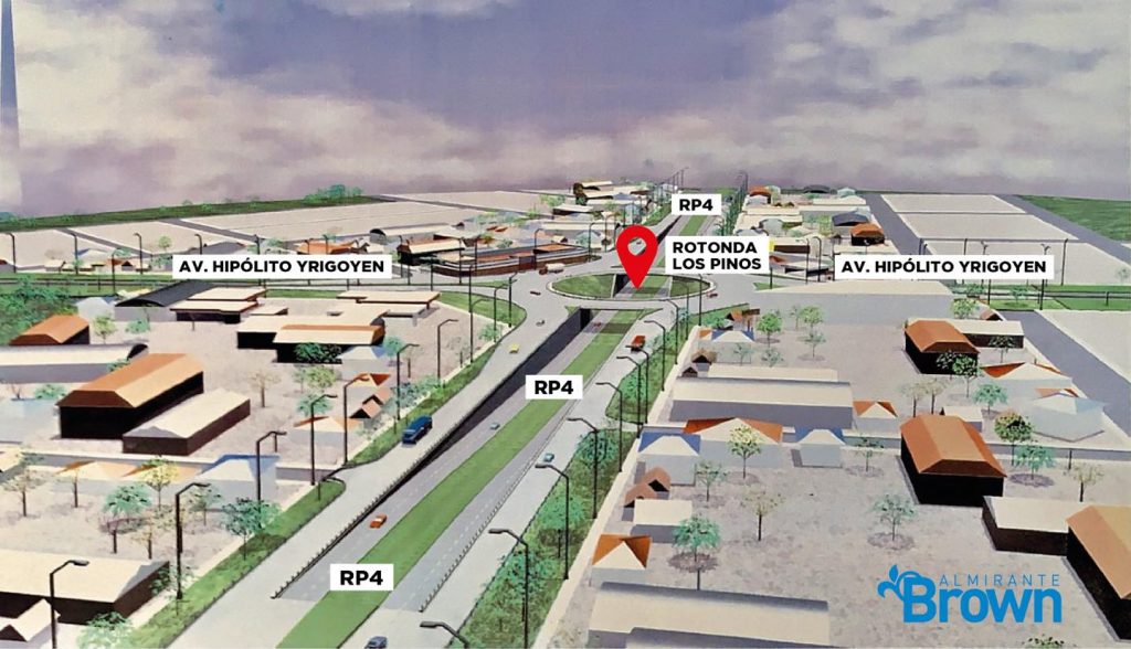 Almirante Brown inició una mega obra clave en el Camino de Cintura que mejorará la conectividad en cinco localidades del distrito