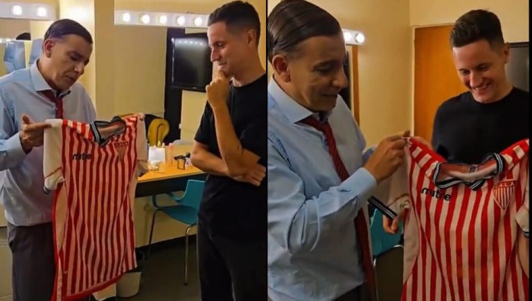 En medio de la crisis en Boca, Ander Herrera vivió un divertido momento junto a Martín Bossi: «Venite a Los Andes»