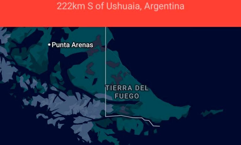 Un sismo de magnitud 7.4 sacudió Chile, hay alerta de tusnami y temor de que llegue a Ushuaia