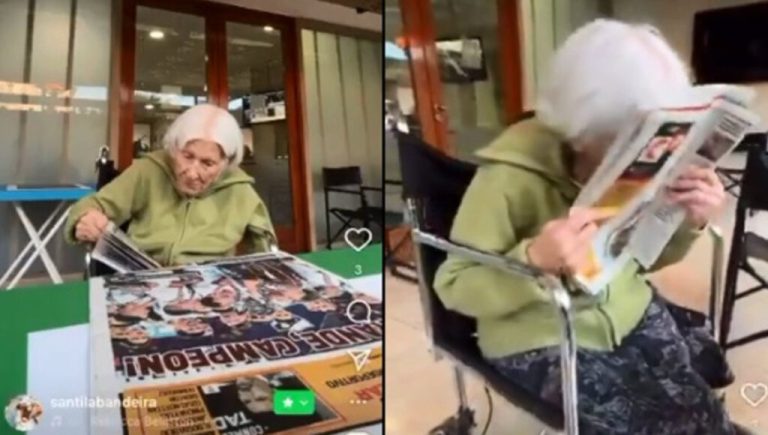 Platense campeón y otra imagen para la historia: así reaccionó una abuela de 98 años al enterarse del título