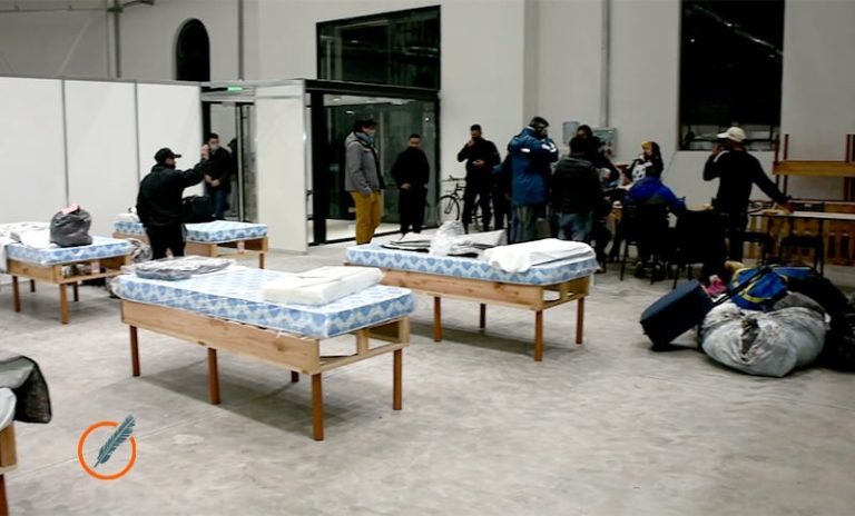 Ante las bajas temperaturas, refuerzan los operativos para ayudar a personas en situación de calle