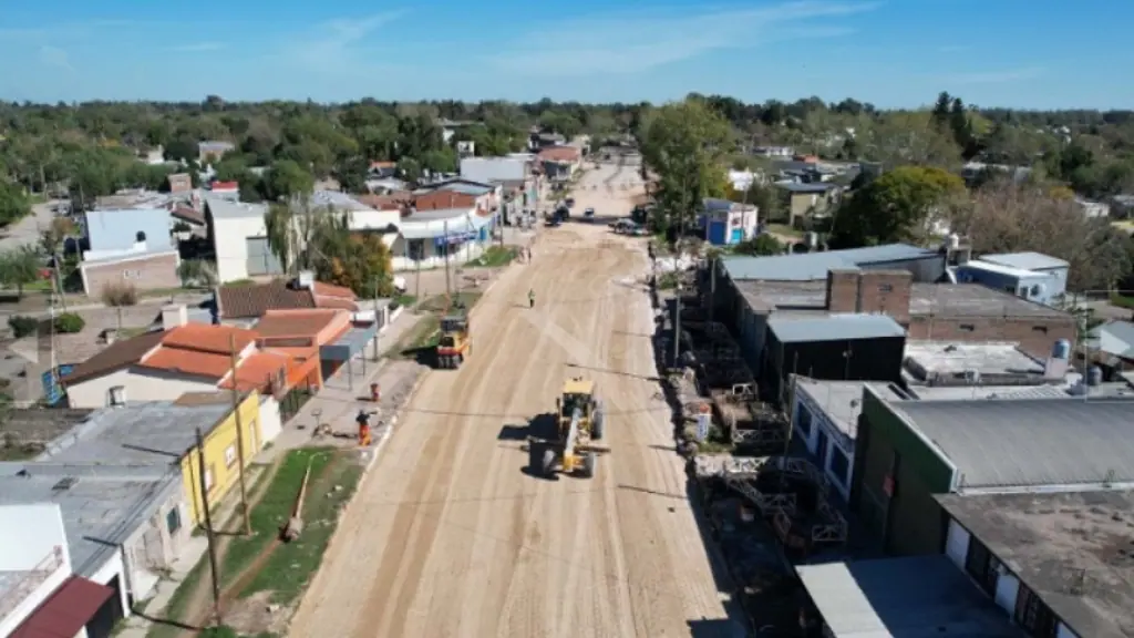 Los trabajos en la Ruta 40 los realiza la Provincia de Buenos Aires, con el objetivo de conectar directamente los distritos de Merlo y Marcos Paz.