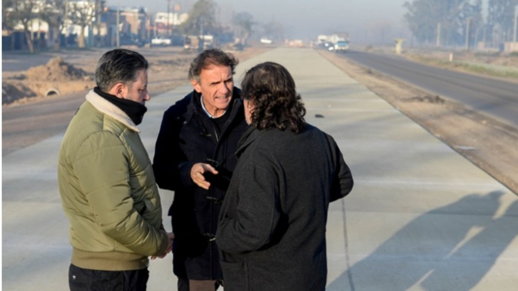Las obras de la nueva Ruta 40 para unir Merlo y Marcos Paz avanzan a buen ritmo bajo la supervisión de la rovincia de Buenos Aires.