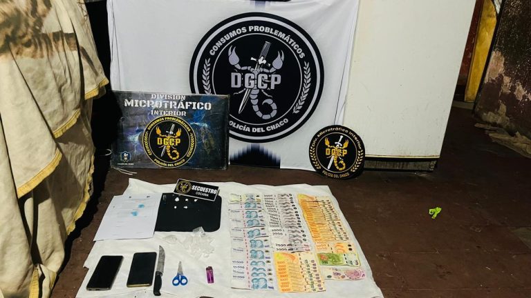 🔴 POLICIALES | Allanamiento por narcomenudeo: dos detenidos y cocaína secuestrada