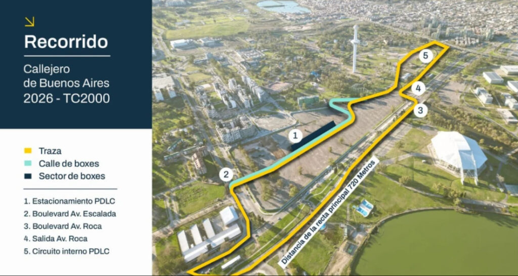 Será la tercera vez que el TC2000 corre en un circuito callejero en la Ciudad de Buenos Aires. Antes lo hizo en la 9 de Julio y en el barrio de Recoleta.