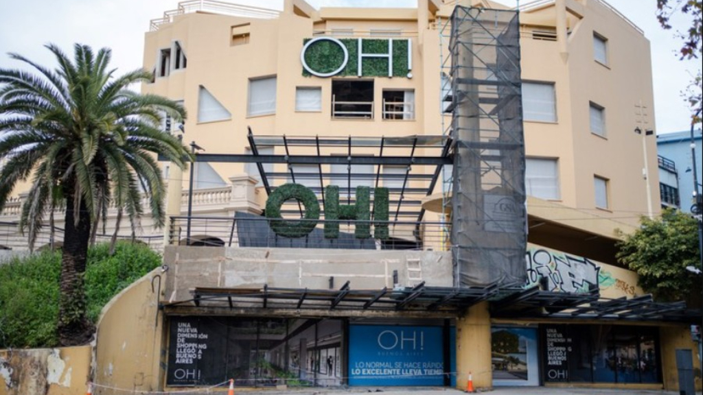 La inversión prevista para hacer el nuevo shopping OH! Buenos Aires supera los 20 millones de dólares y promete revitalizar la zona de las avenidas Libertador y Pueyrredón.